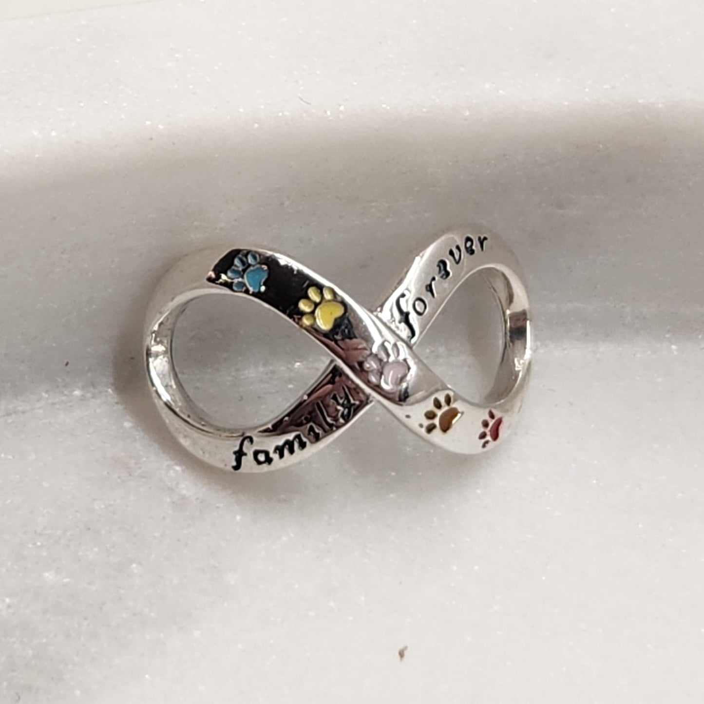 Fine and Yonder Charms & Pendants Infinity Paw Charm