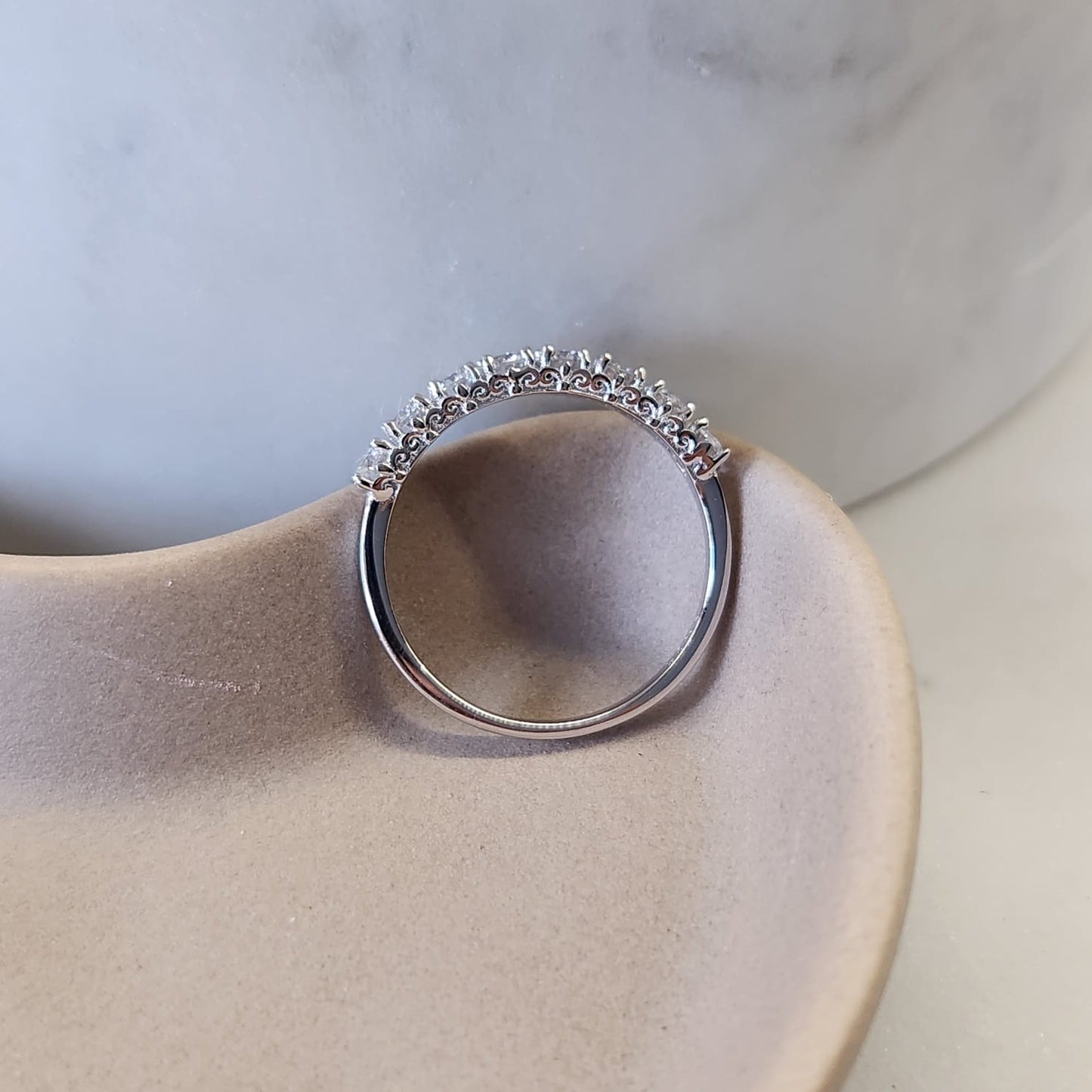 Fine and Yonder Rings Evie Moissanite Ring