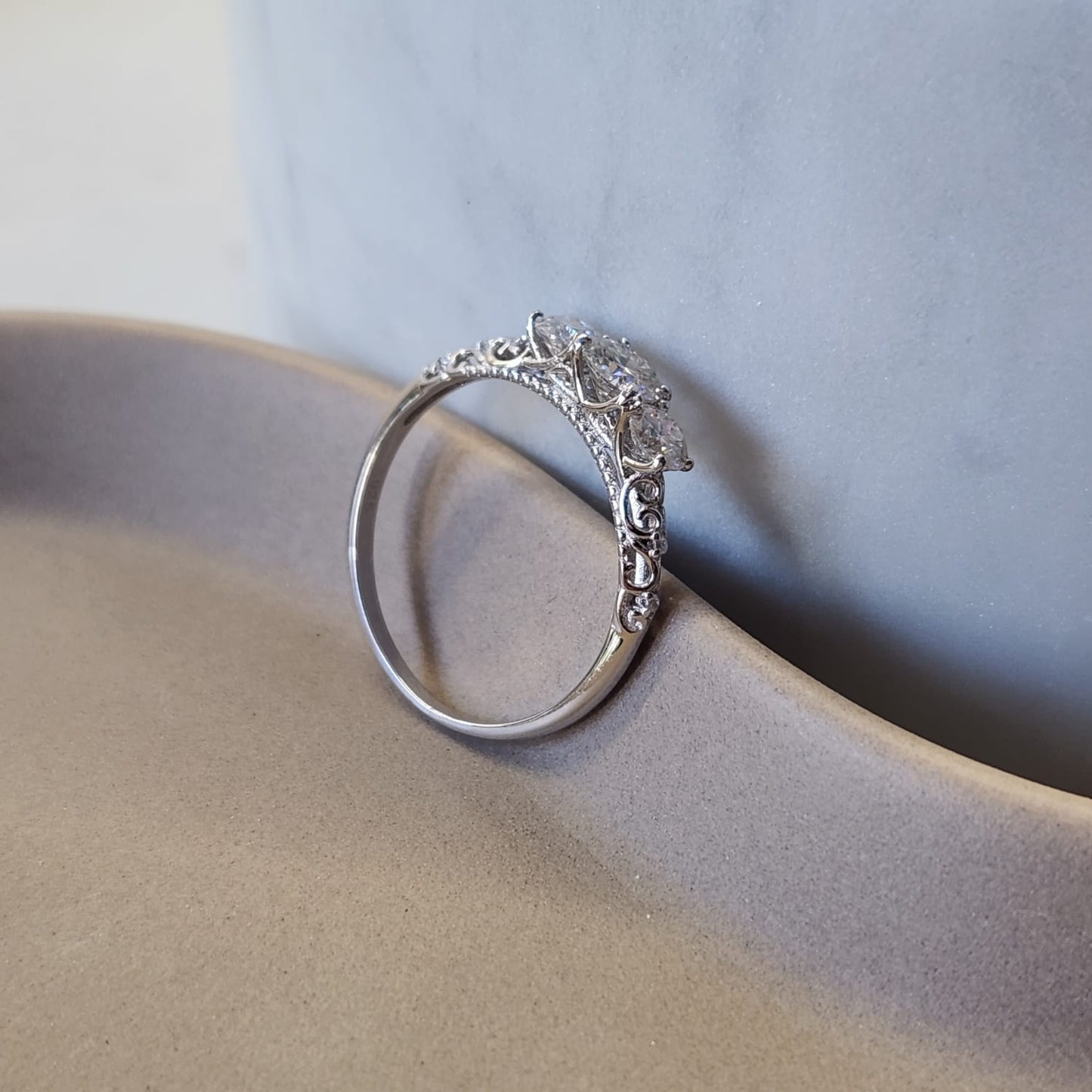 Fine and Yonder Rings Grace Moissanite Ring