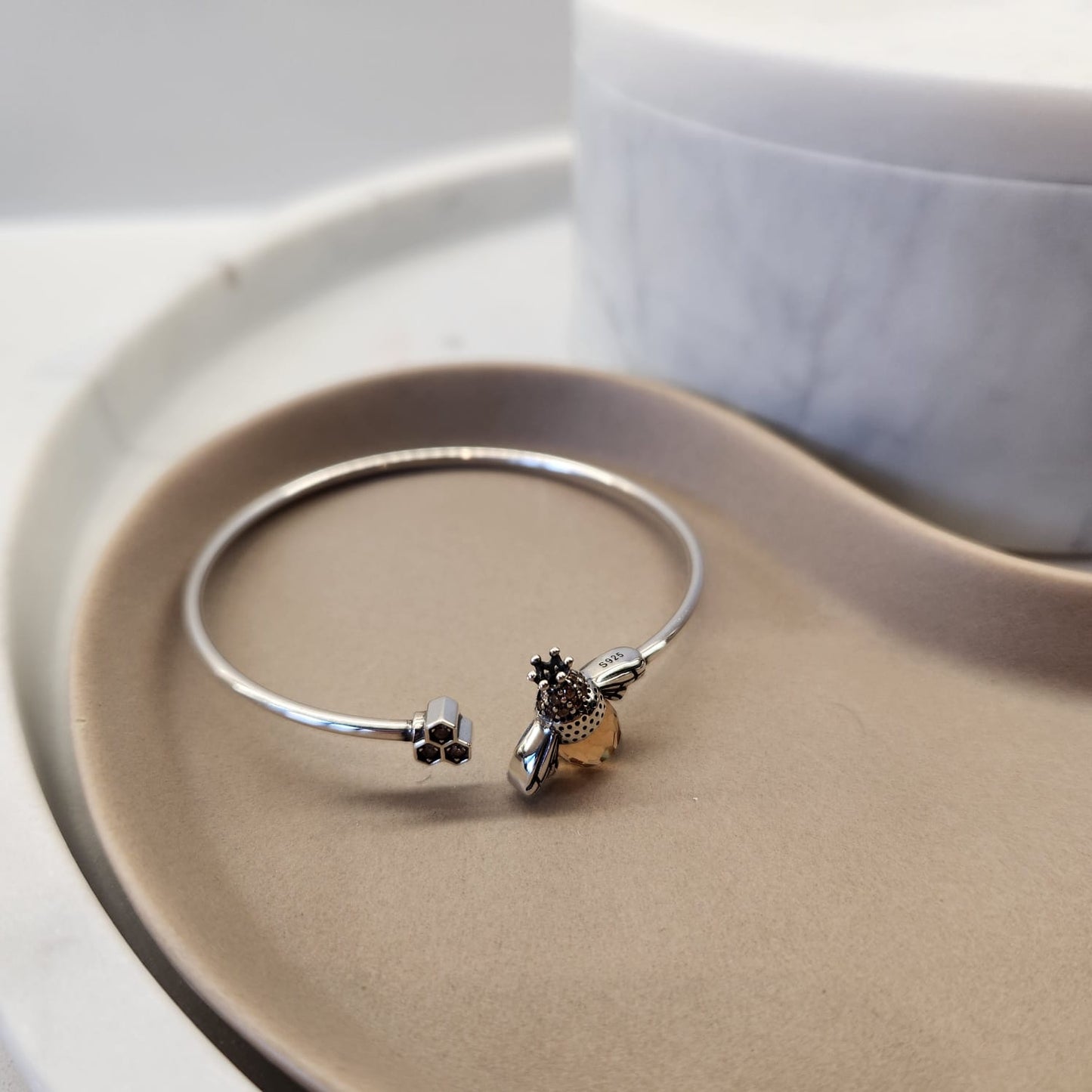 Fine and Yonder Bracelets Queen Bee Bangle Bracelet