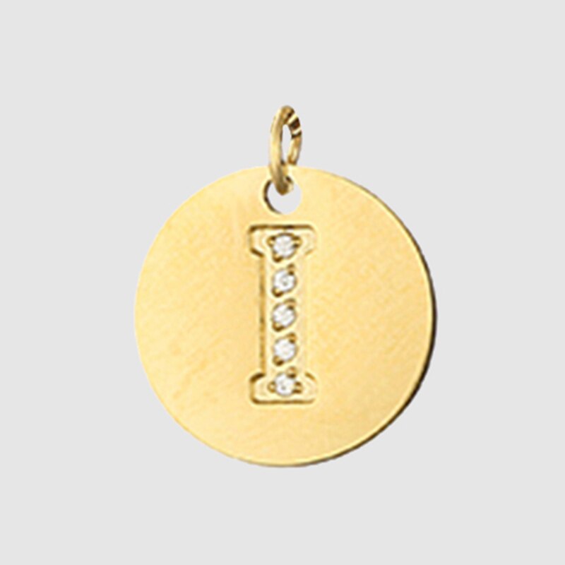 Fine and Yonder I Zircon Stone Alphabet Necklace