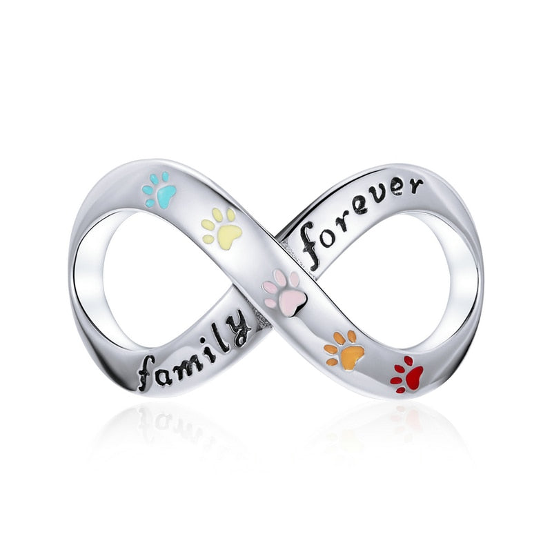 Fine and Yonder Infinity Paw Charm