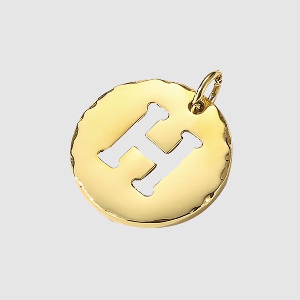 Fine and Yonder White & Gold Initial Necklace