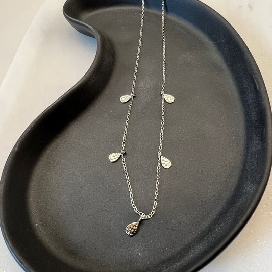 Fine and Yonder Necklaces Waterdrop Sterling Silver Necklace