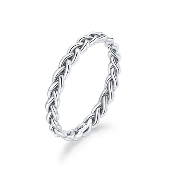 Fine and Yonder Rings 6 Silver Weave Ring