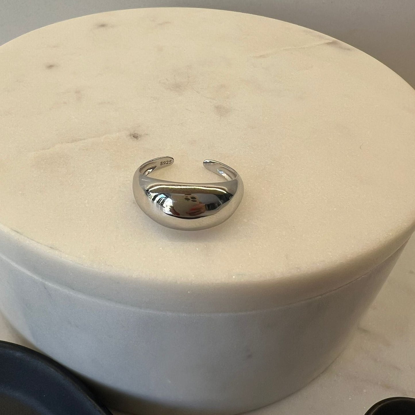 Fine and Yonder Rings Dome Ring Adjustable size