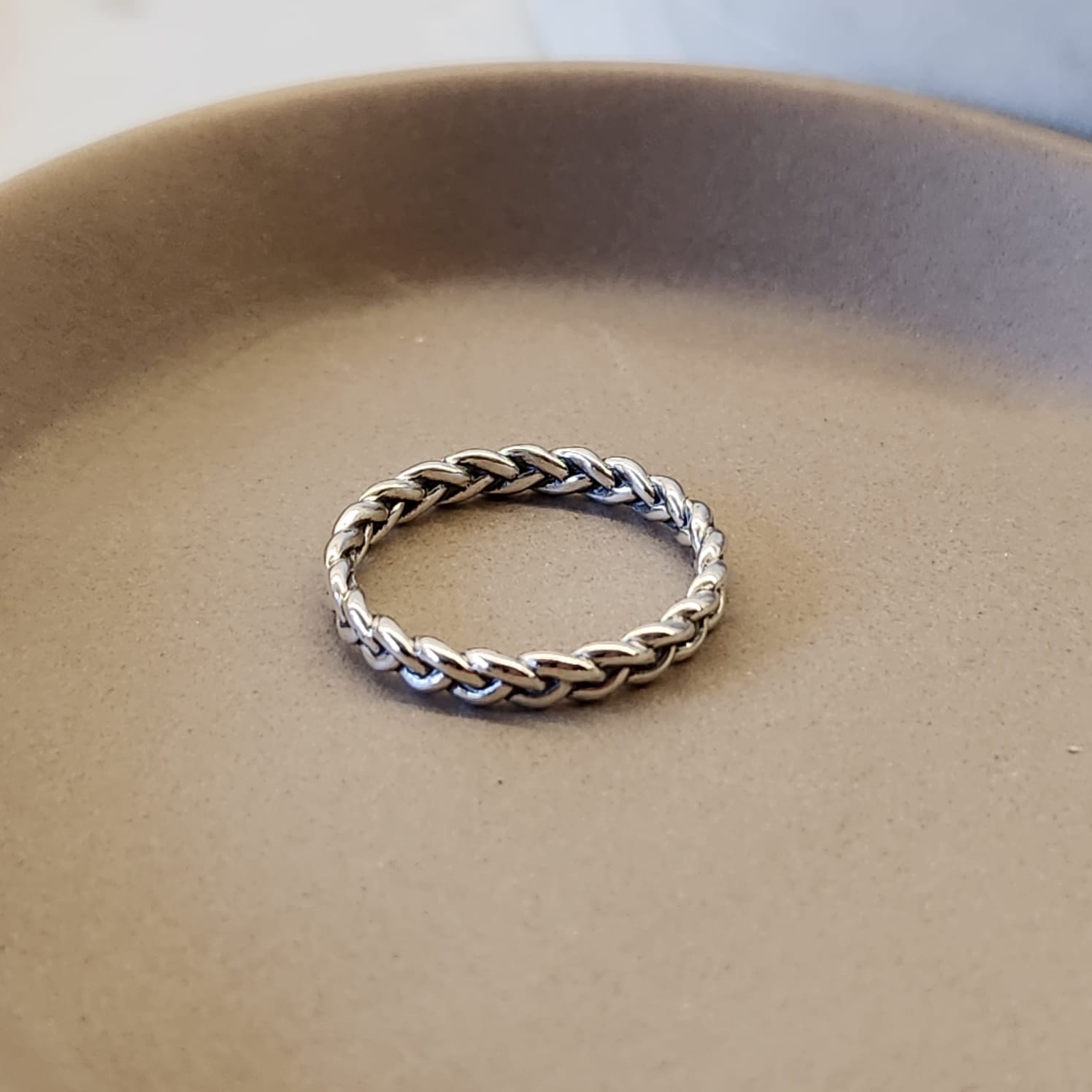 Fine and Yonder Rings Silver Weave Ring