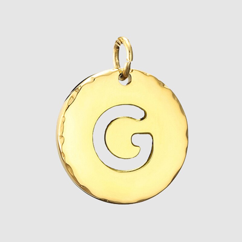 Fine and Yonder G White & Gold Initial Necklace