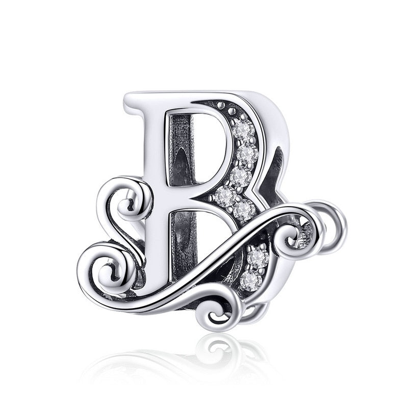 Fine and Yonder Jewelry B Vintage Alphabet Charm
