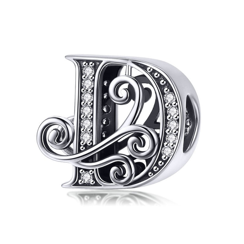 Fine and Yonder Jewelry D Vintage Alphabet Charm