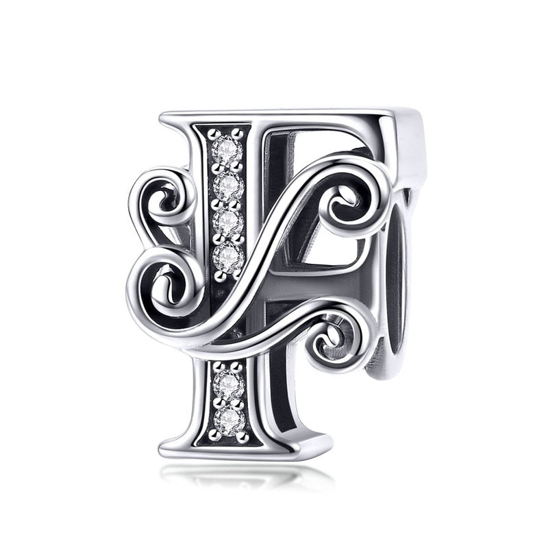 Fine and Yonder Jewelry F Vintage Alphabet Charm