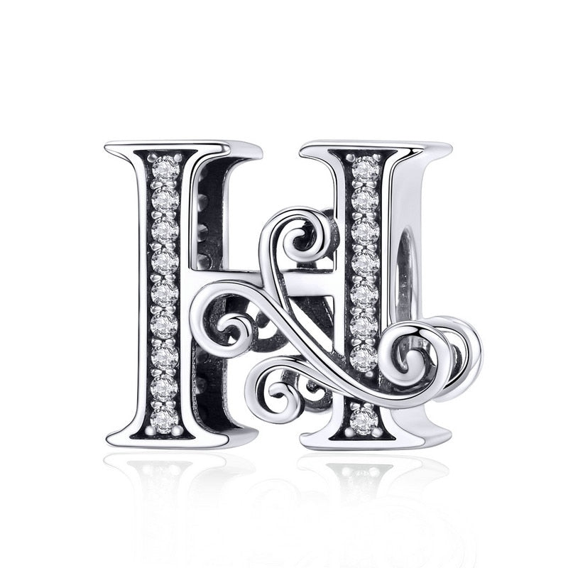 Fine and Yonder Jewelry H Vintage Alphabet Charm