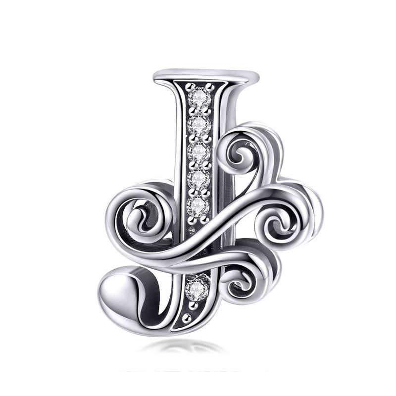 Fine and Yonder Jewelry J Vintage Alphabet Charm
