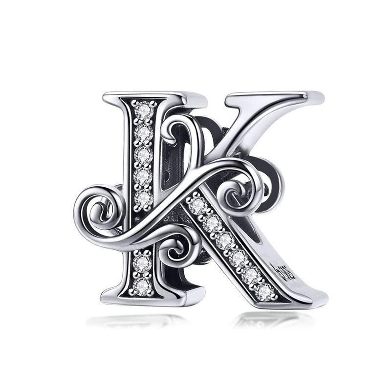 Fine and Yonder Jewelry K Vintage Alphabet Charm