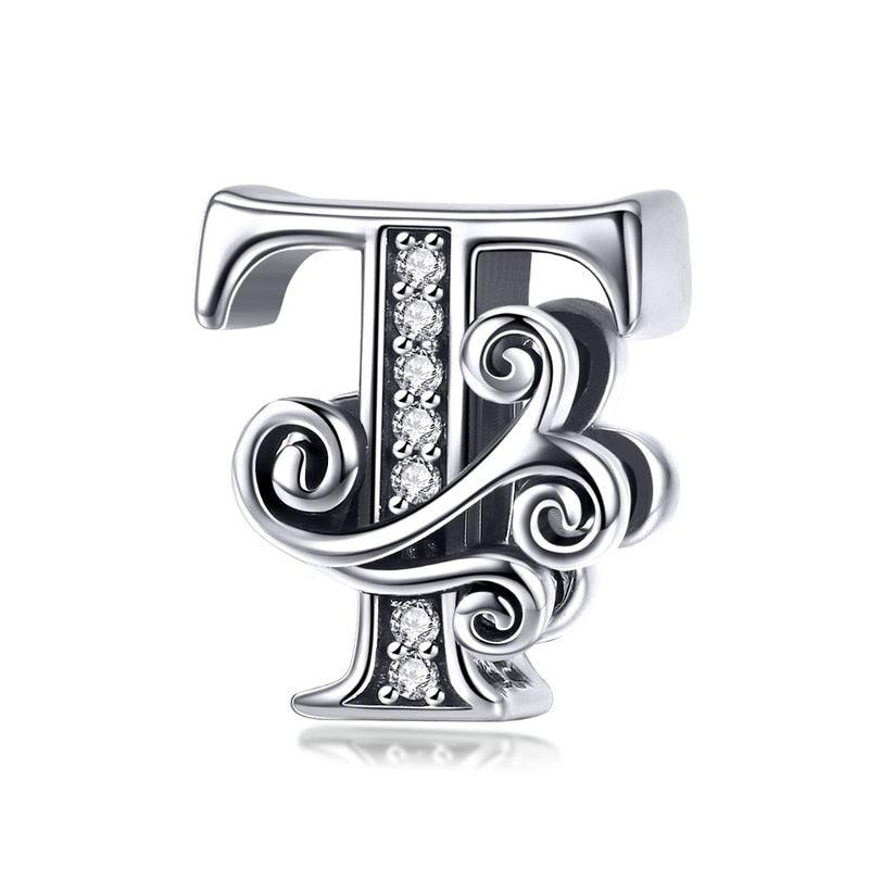 Fine and Yonder Jewelry T Vintage Alphabet Charm