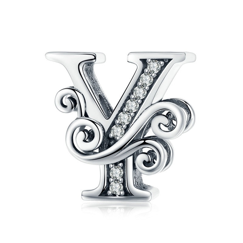 Fine and Yonder Jewelry Y Vintage Alphabet Charm
