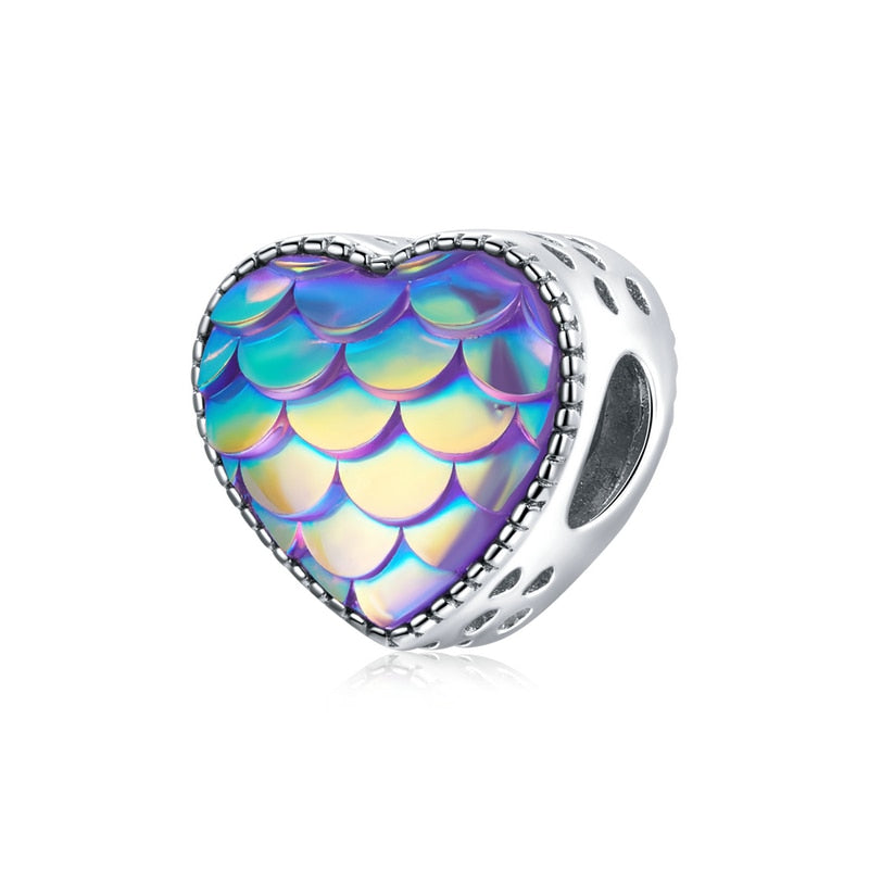 Fine and Yonder Mermaid Heart Charm