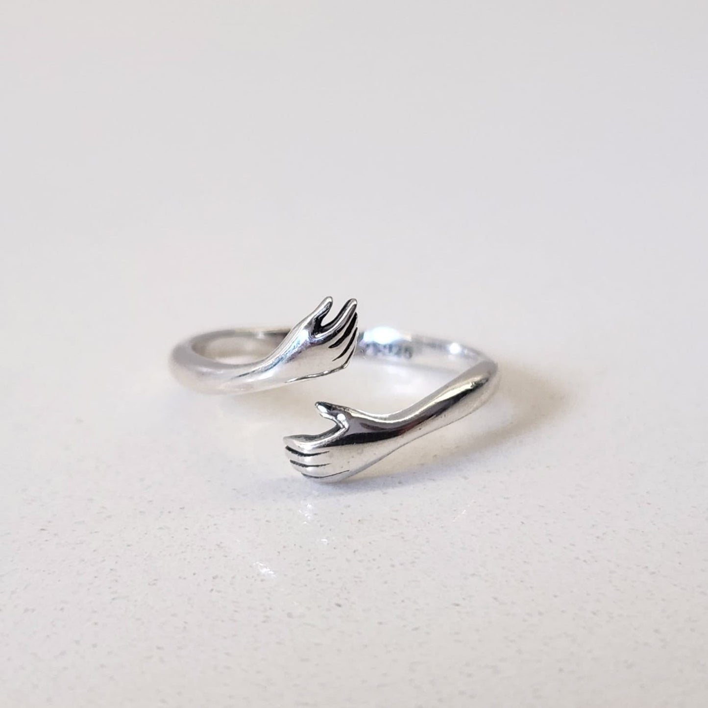 Fine and Yonder Silver Sterling Silver Hug Ring