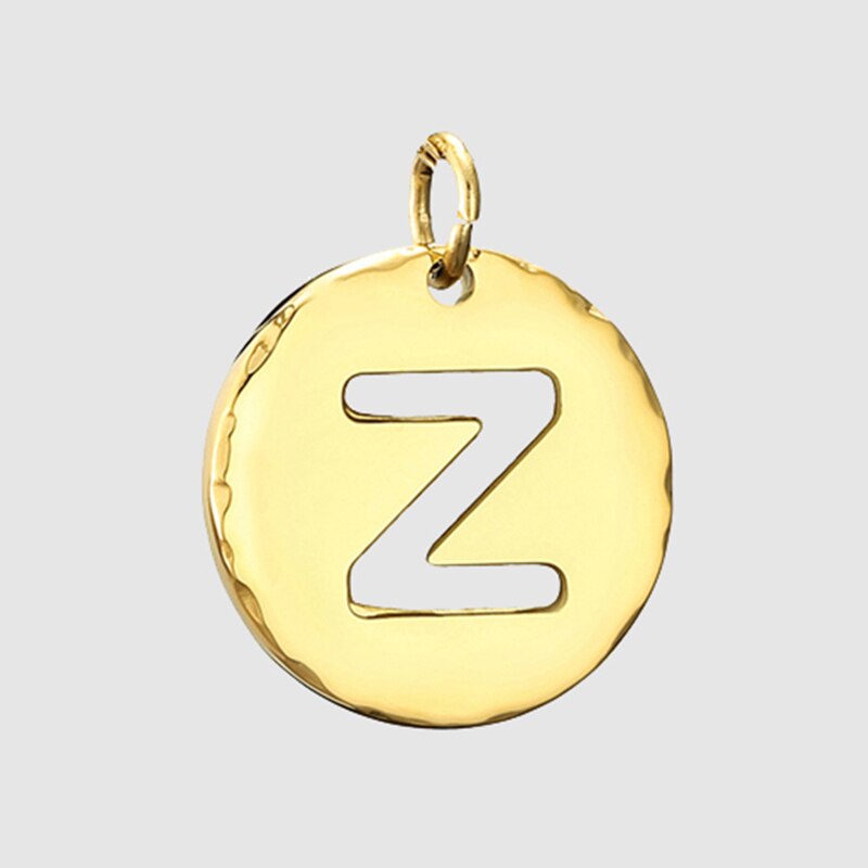 Fine and Yonder Z White & Gold Initial Necklace